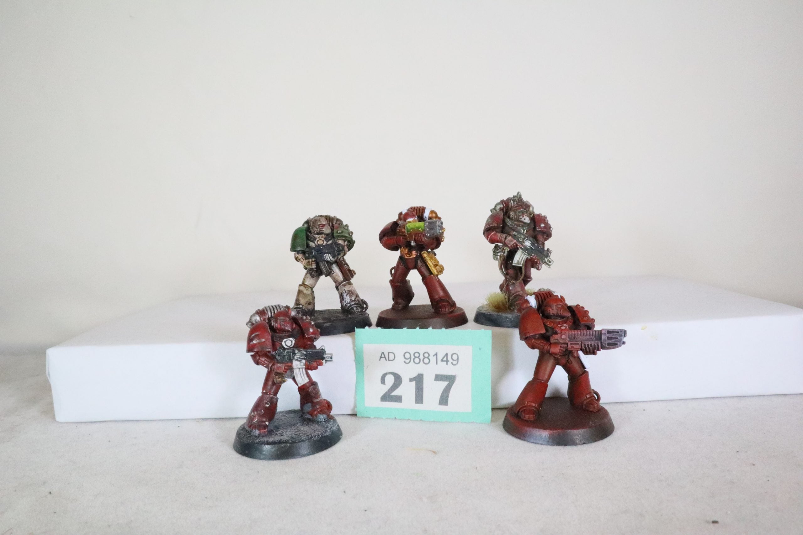 5 Man MKIV Tactical Space Marine Squad (G217)