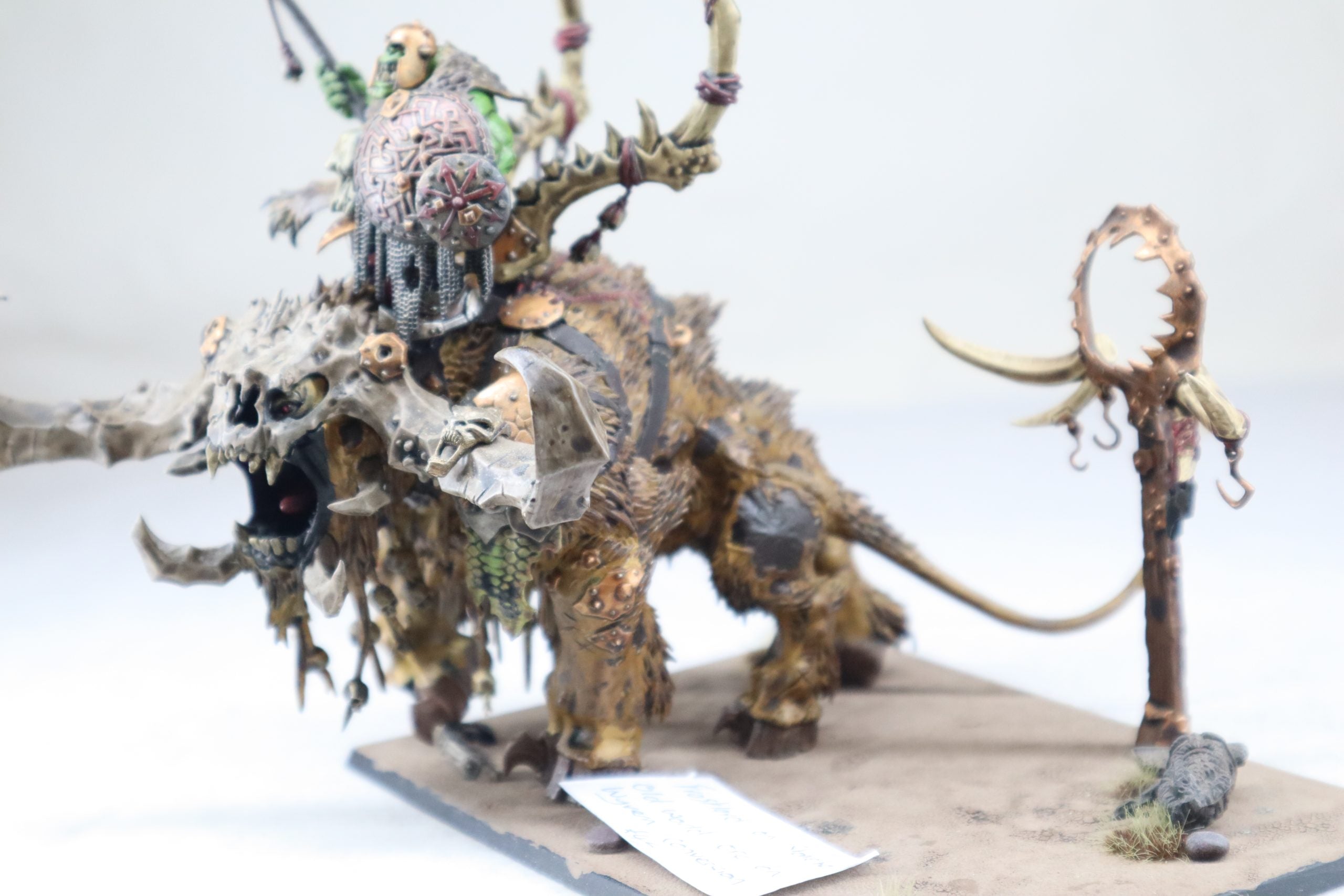 Frostlord on Stonehorn Oldworld Orc on Wyvern