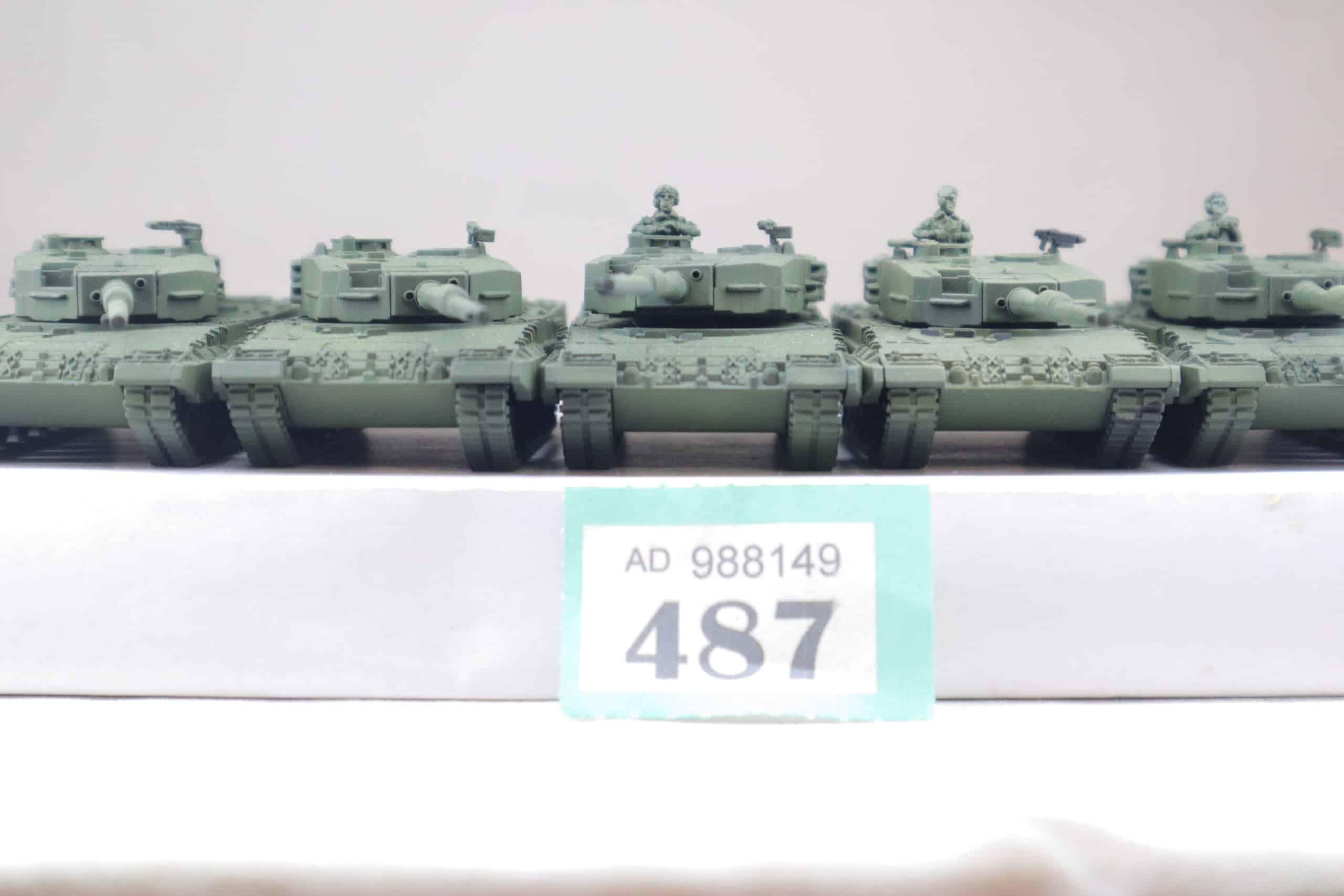 5x Flames of war German Panzer Zvg (G487
