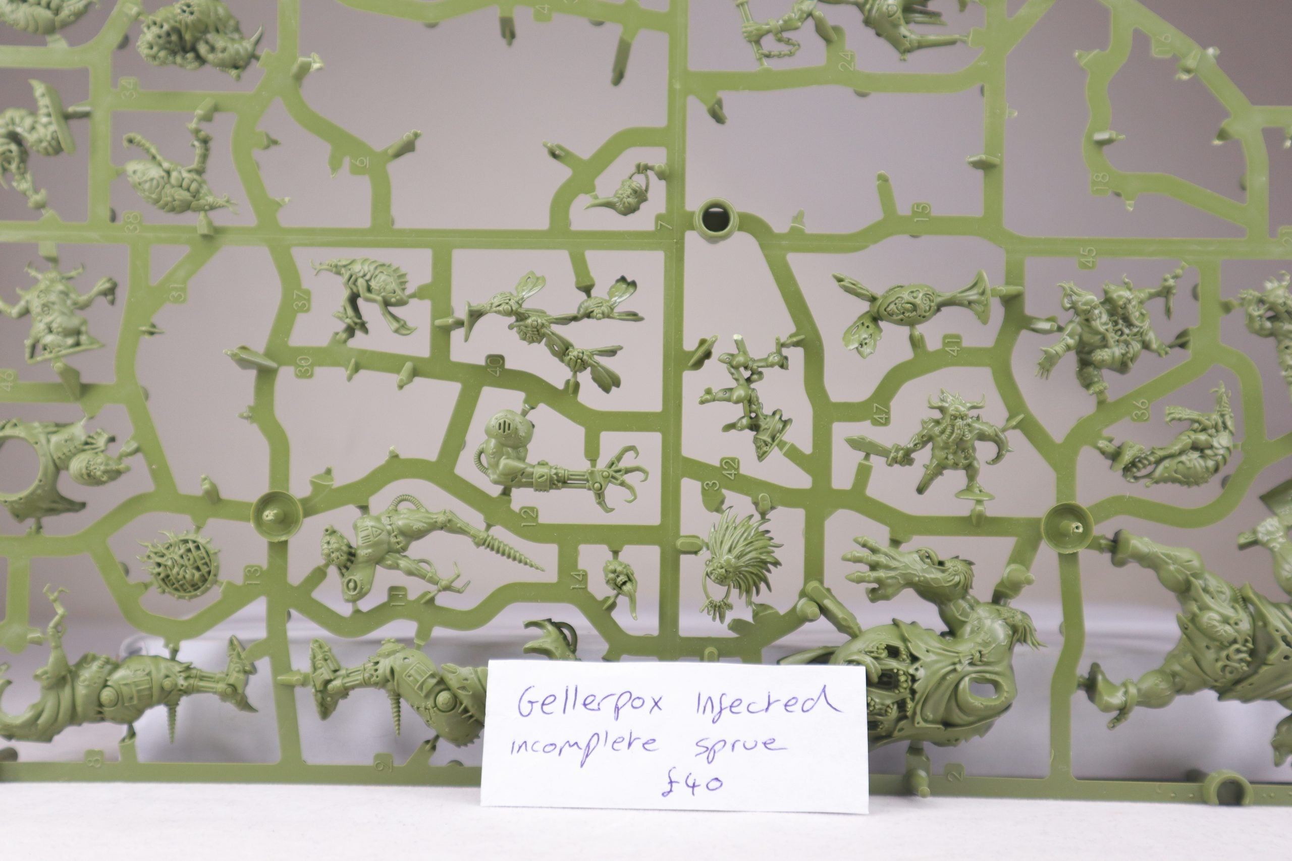 GellerPox Infected (Incomplete Sprue)