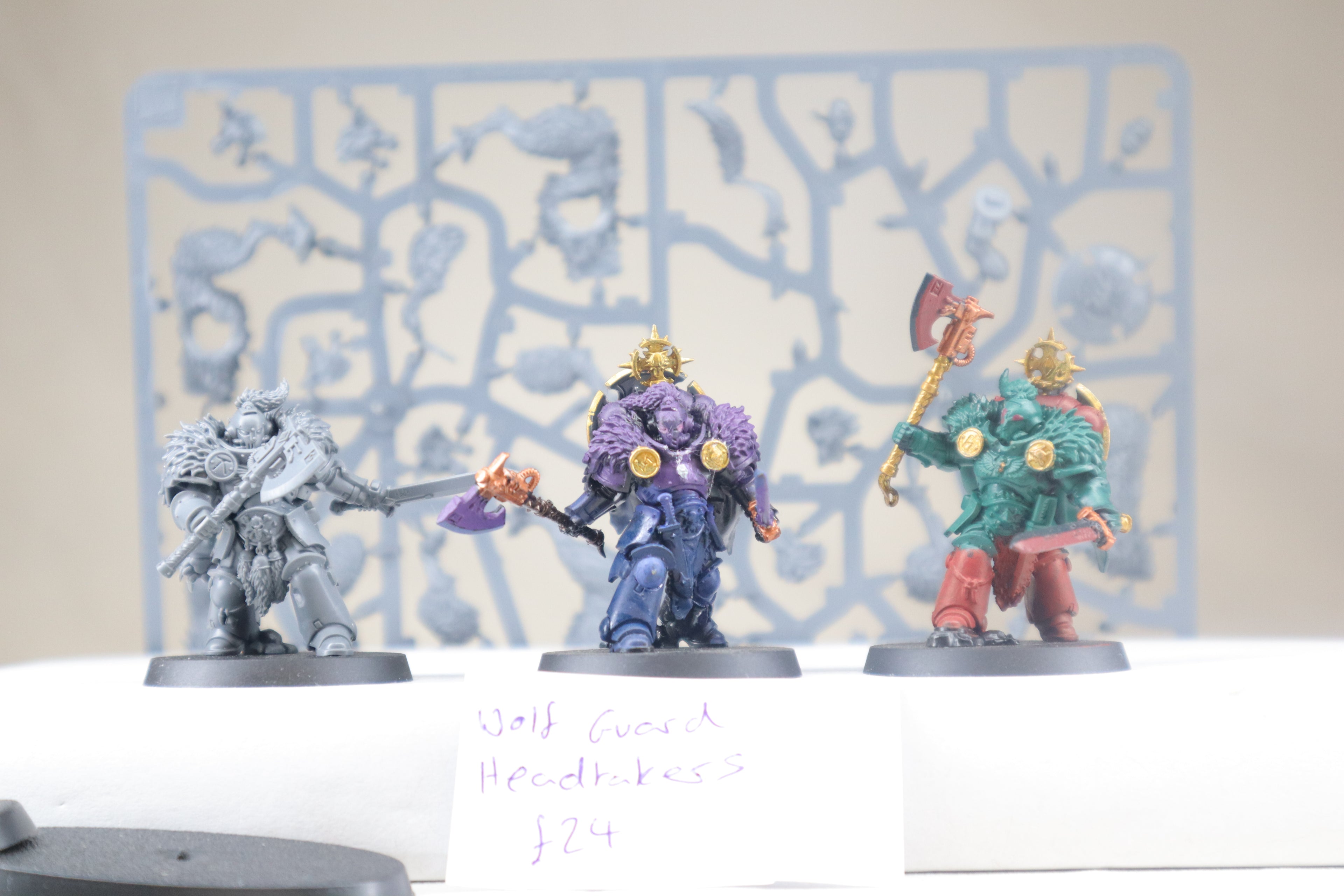 Wolf Guard Headtakers (Part-Built)