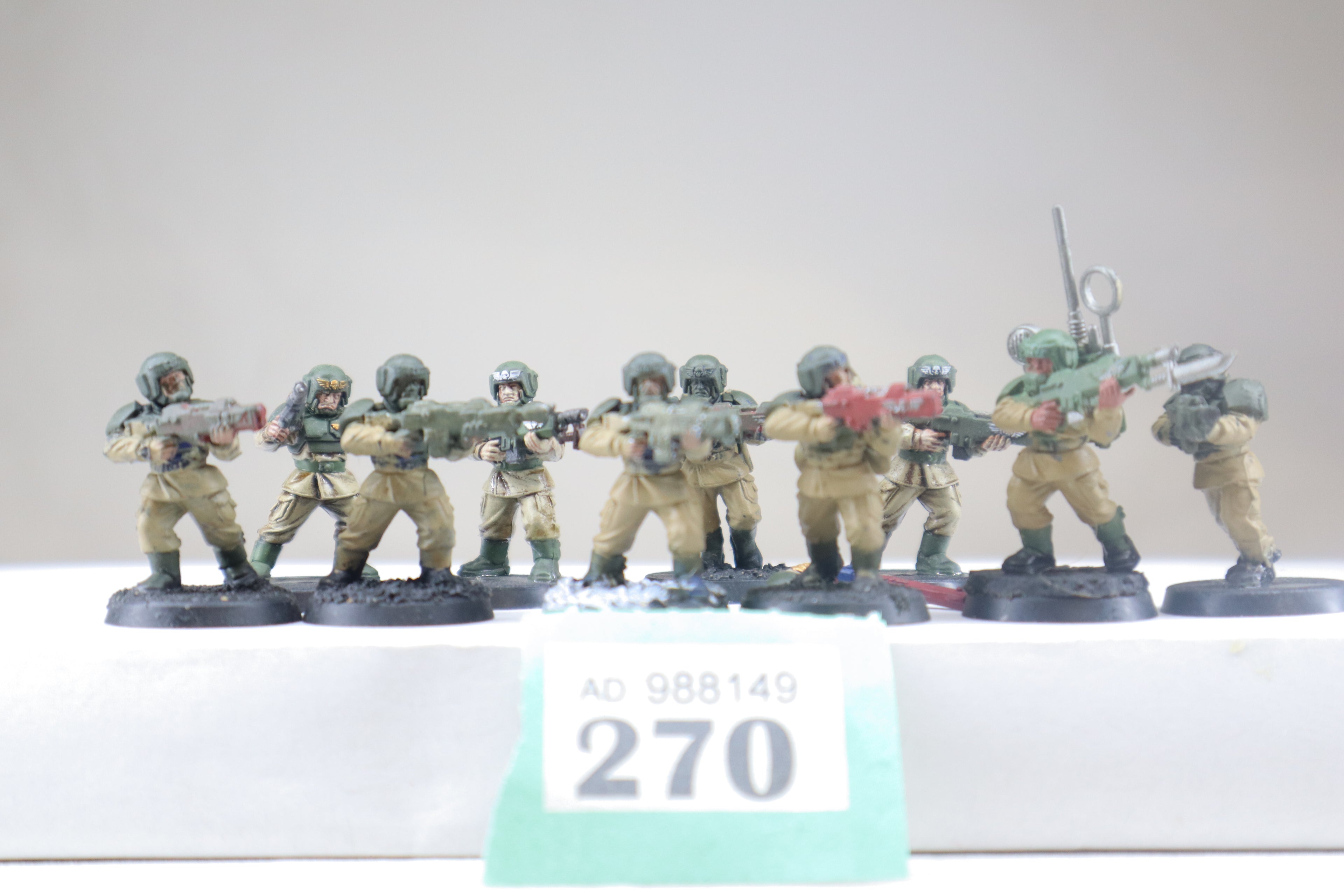 10 Cadian Guardsmen