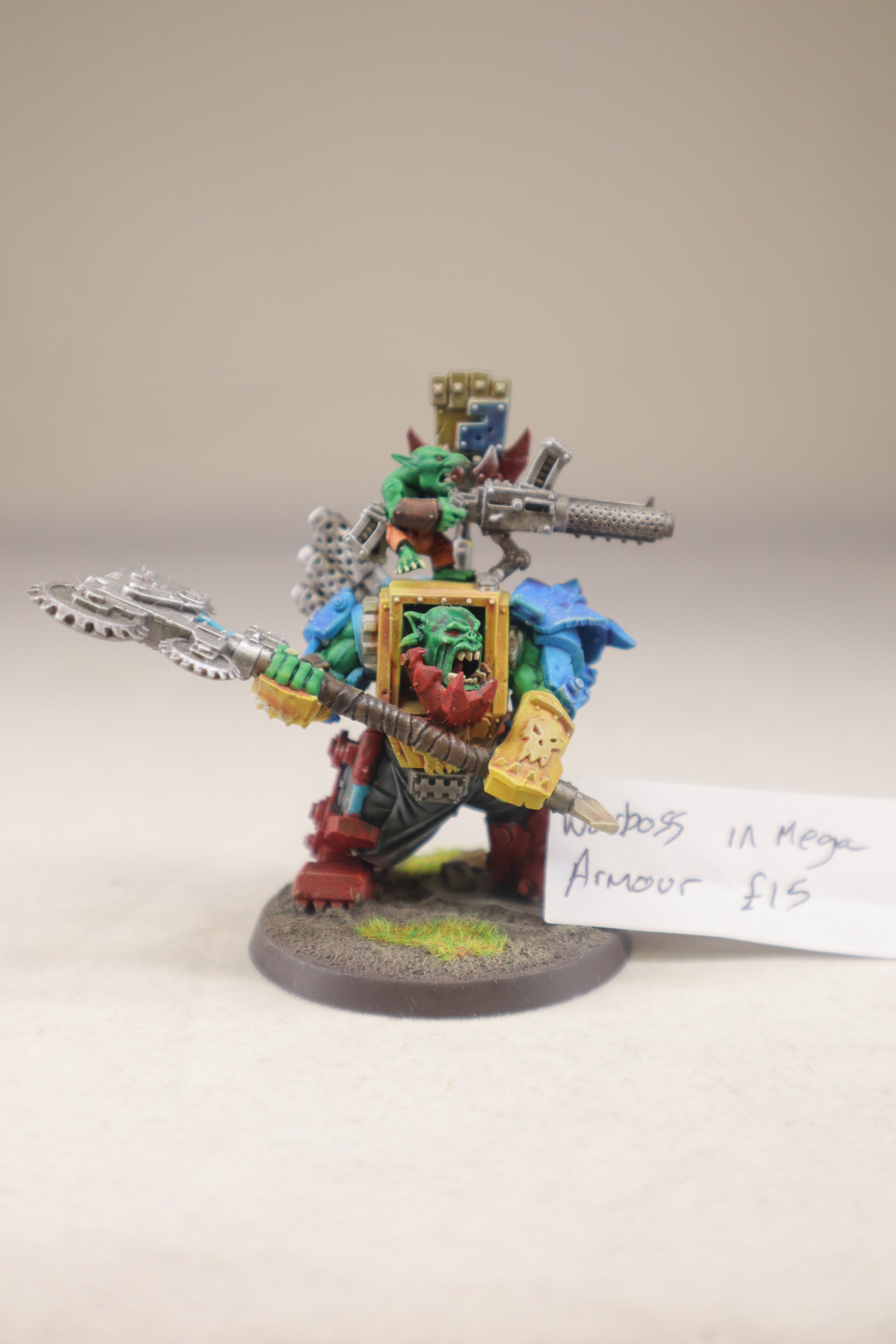 Ork Warboss in mega armour