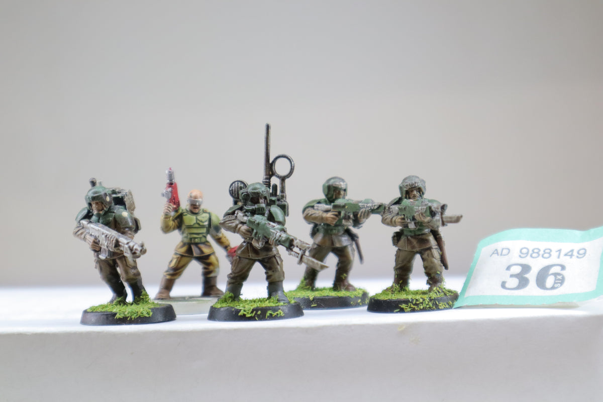 5 Cadian Guardsmen