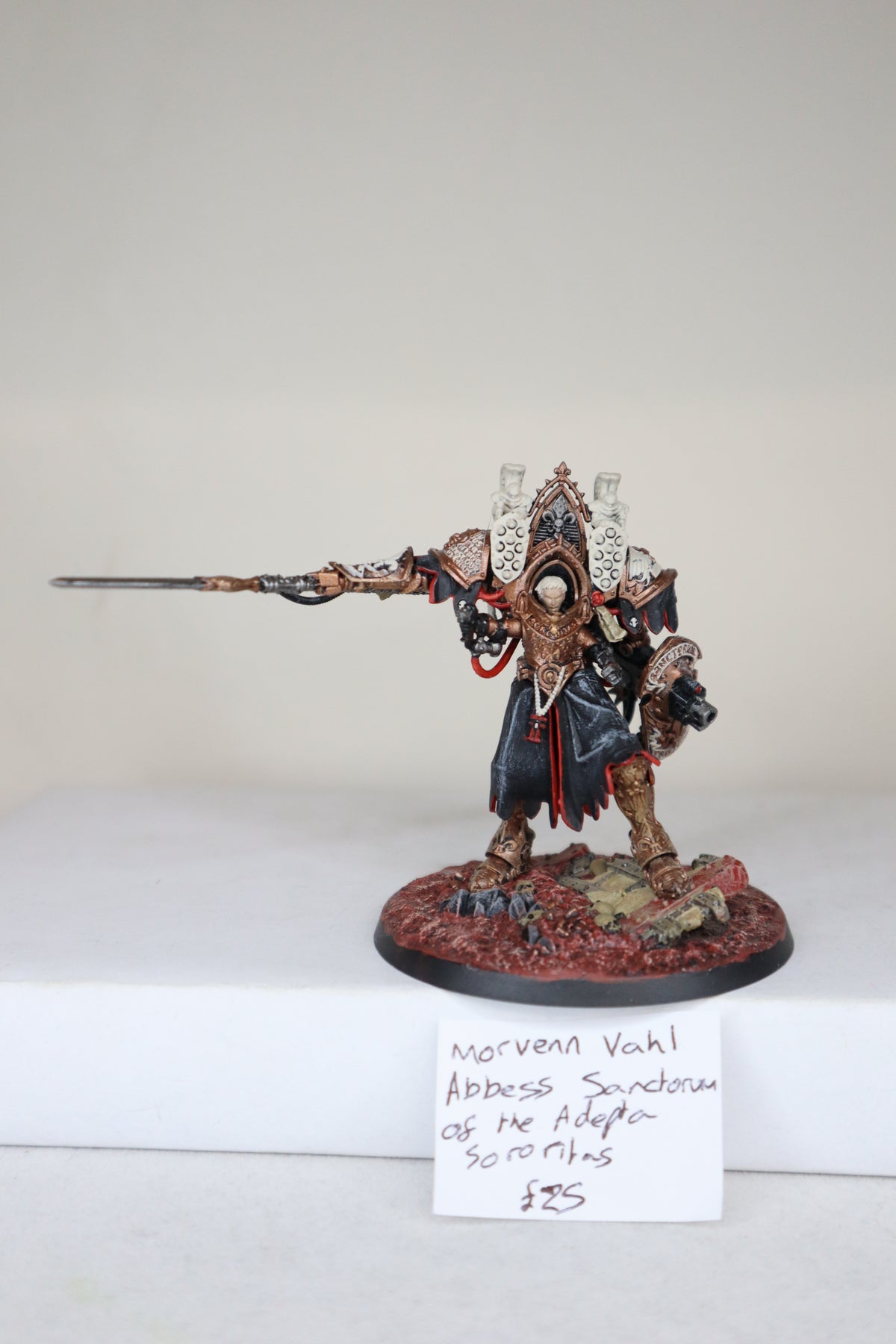Morvenn Vahl, Abbess Sanctorum of the Adepta Sororitas