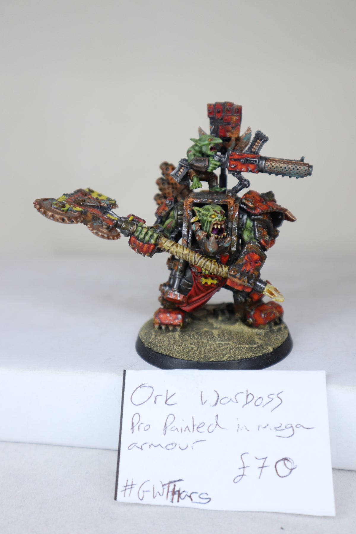 Ork Warboss in mega armour