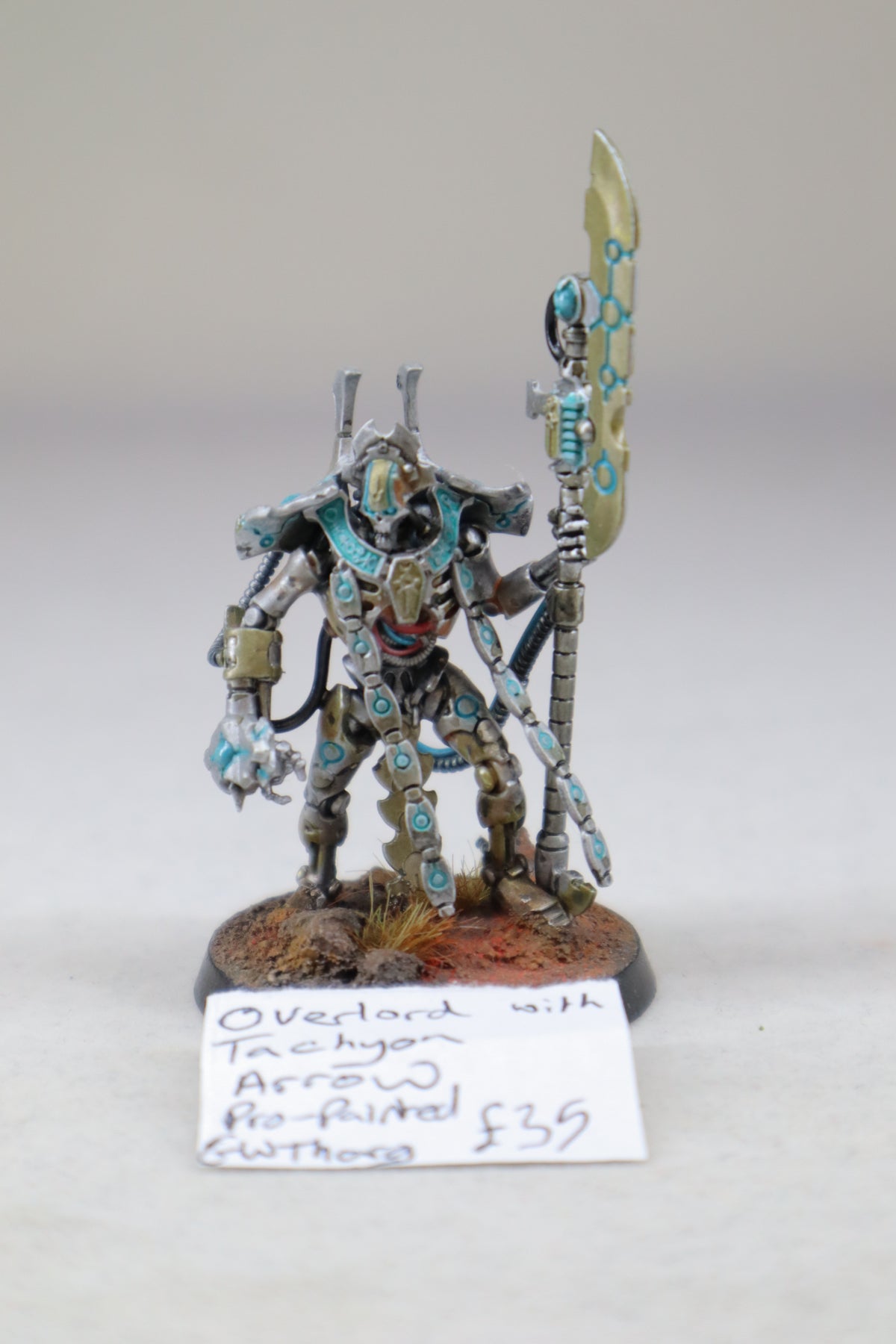 Necron Overlord with Tachyon Arrow