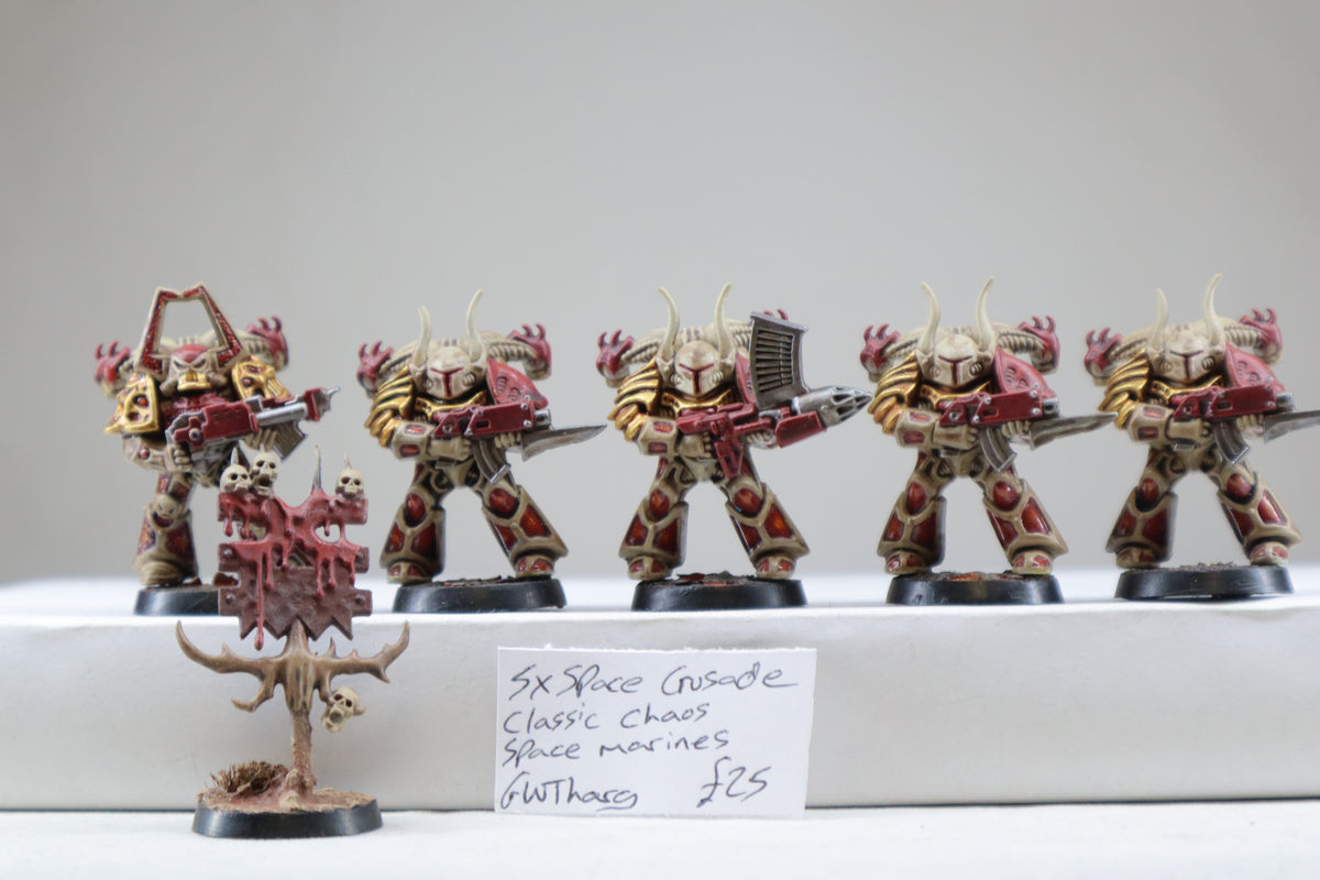 Space Crusade, Classic Chaos Space Marines x5
