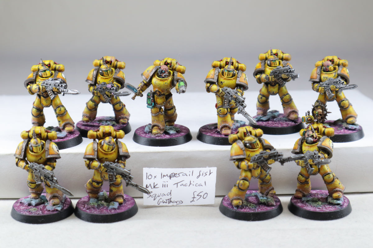 Imperial Fist MkIII Tactical Squad x10