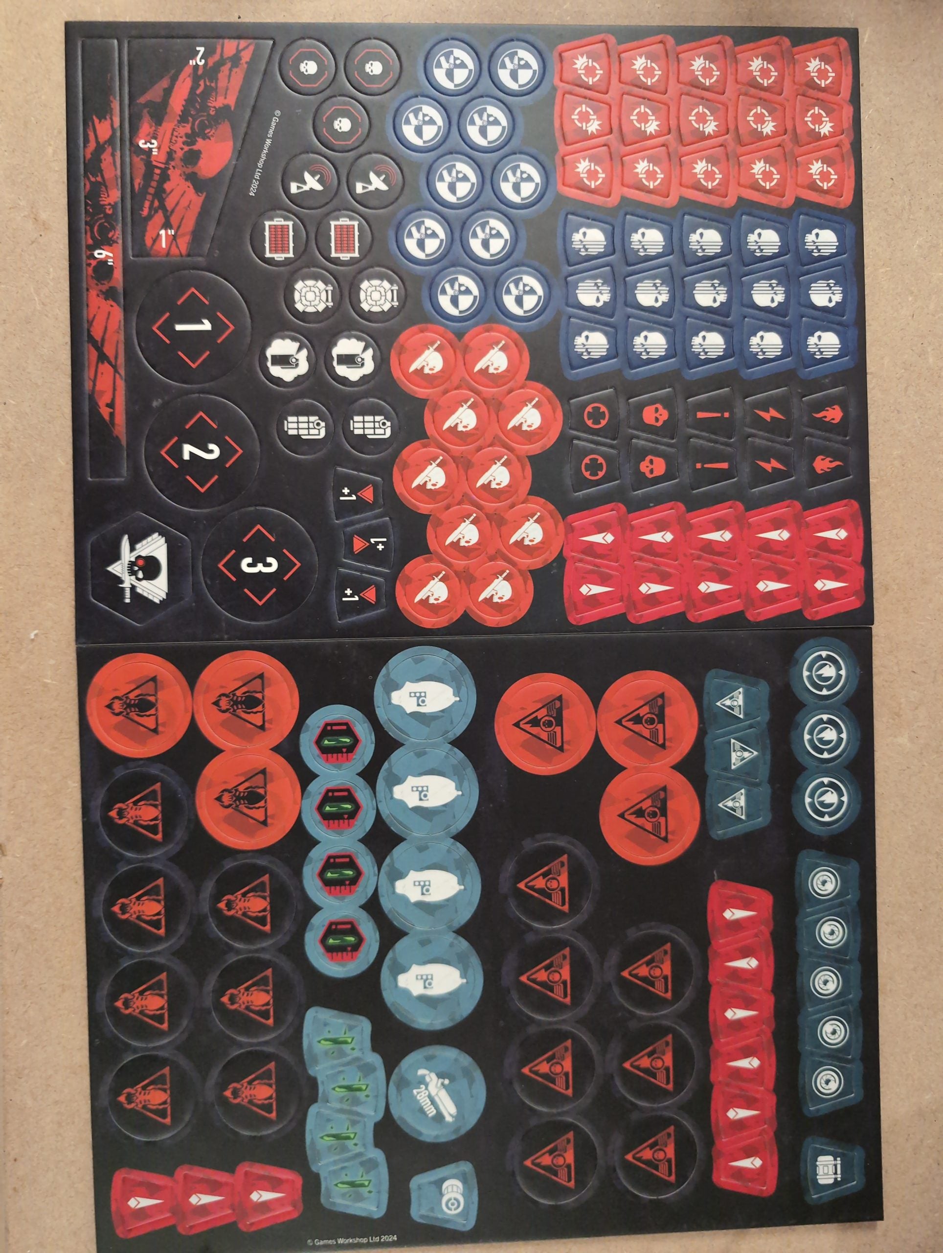 Kill Team Core token sheet and Combined token sheet