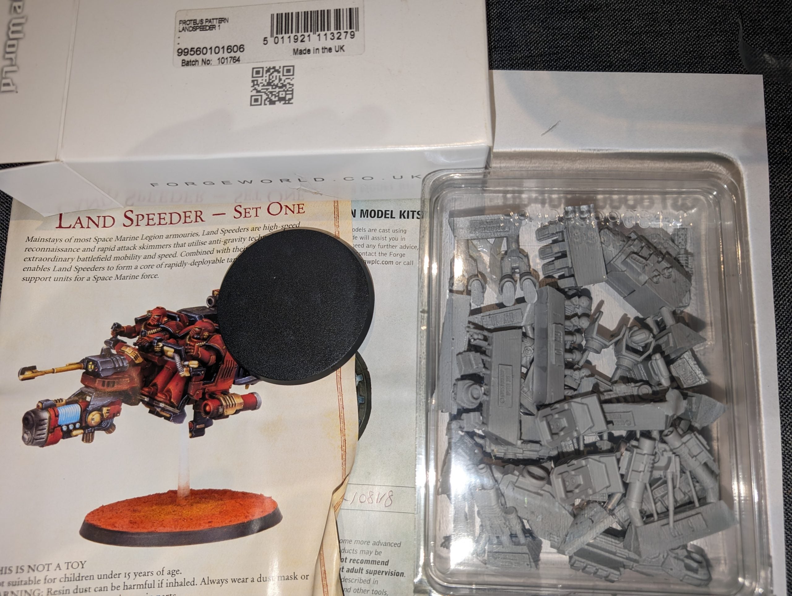 Legion Proteus Land Speeder - Set 1