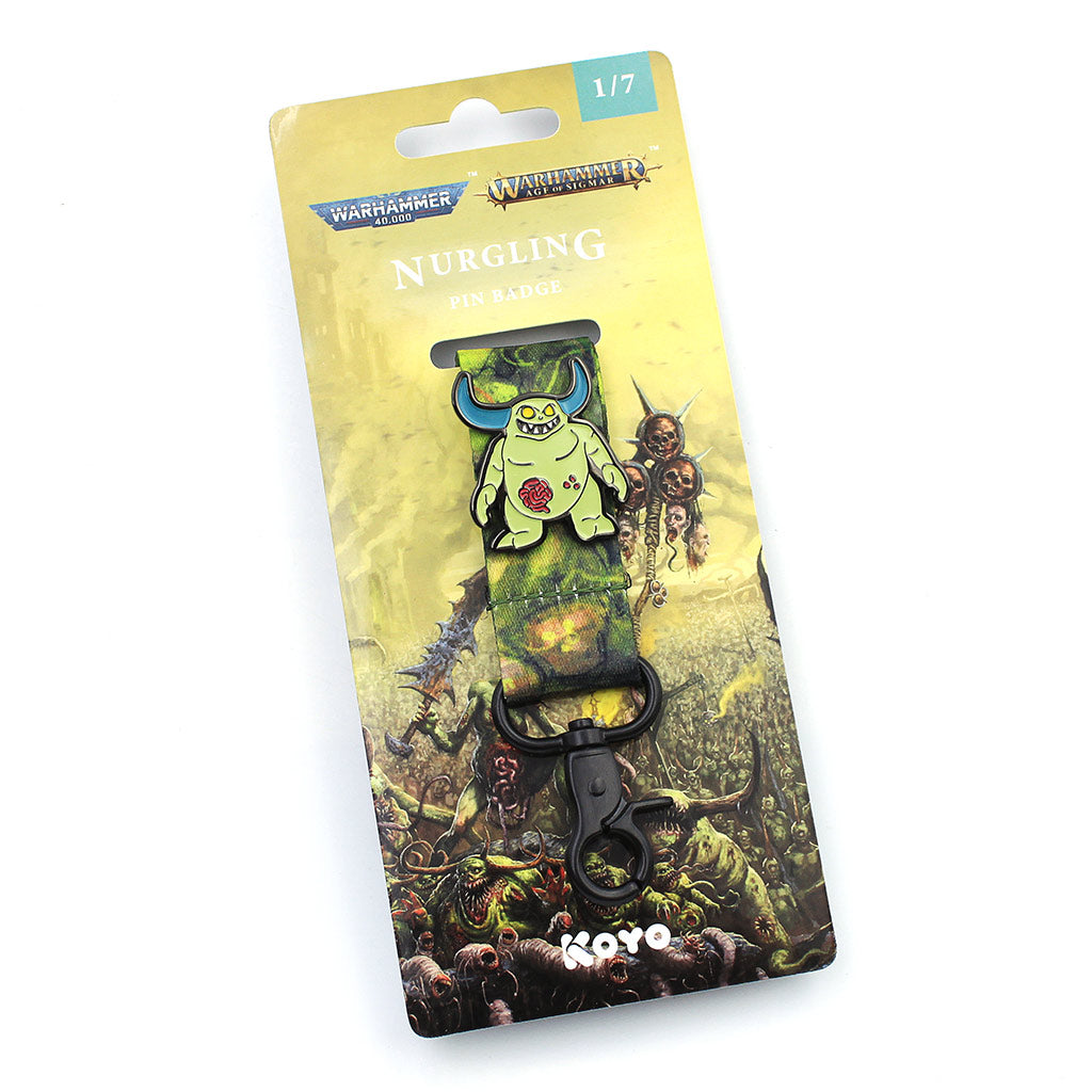 Nurgling Pin & Lanyard Green