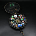 Octagonal Dice Organiser and Rolling Tray for Role playing Games and Tabletop Wargames