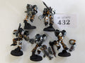 Chaos Space Marine Raptors (Built &amp; Painted, missing 2 arms)