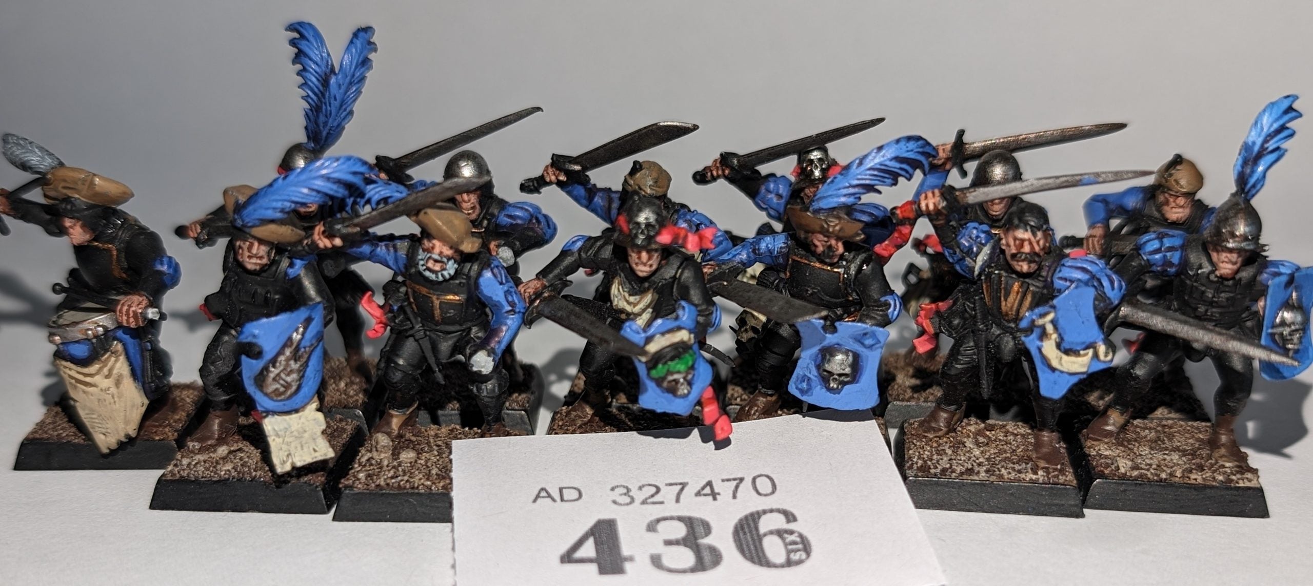 13 Men of the Empire State Troops, 9 Complete (Parts missing)