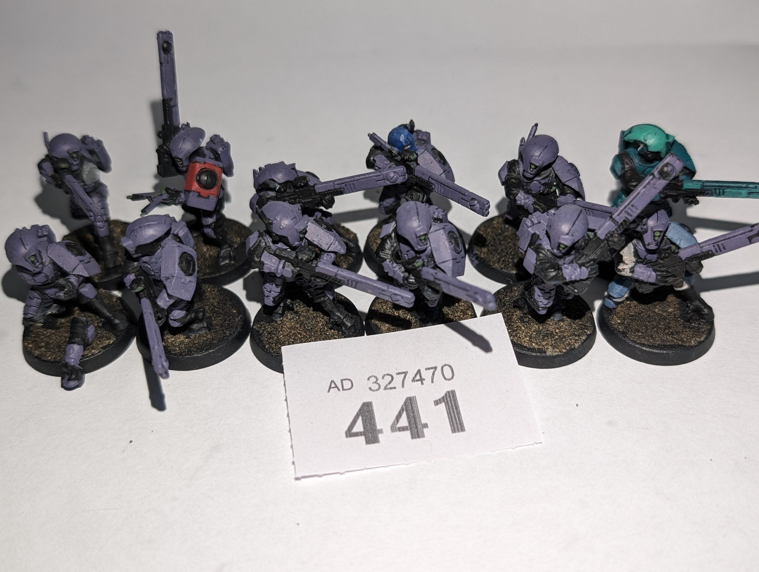 Tau Fire Warriors, no drones, 12 models