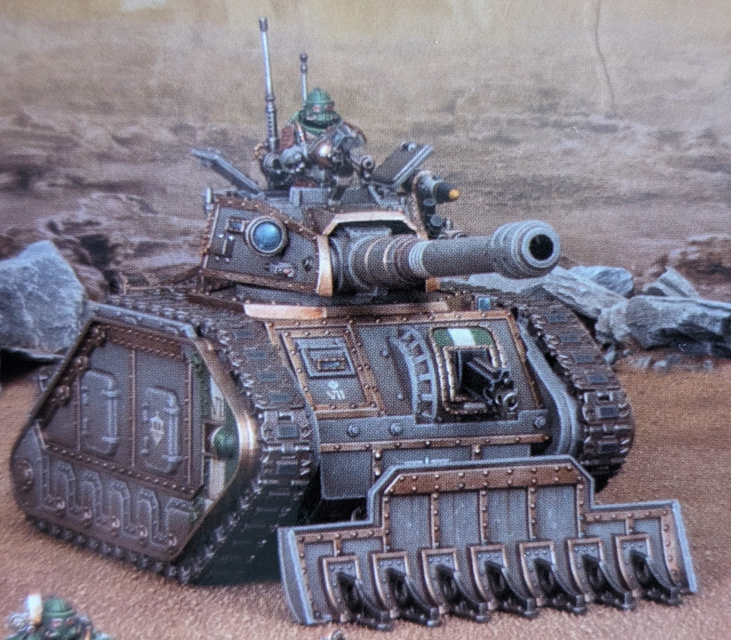 Solar Auxilia Leman Russ Battle Tank (On Sprue)