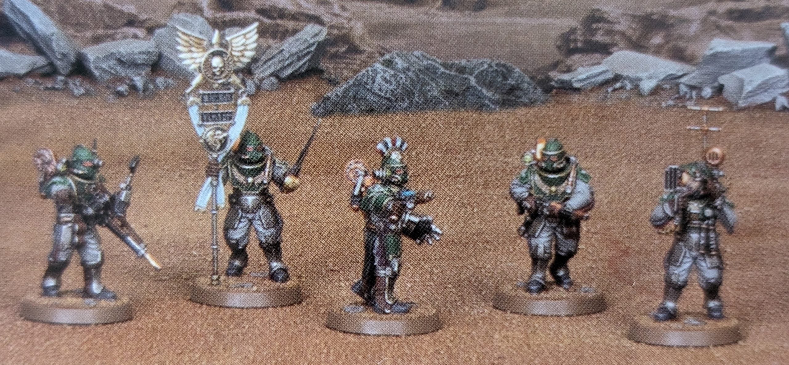 Solar Auxilia Line Command Section (On Sprue)
