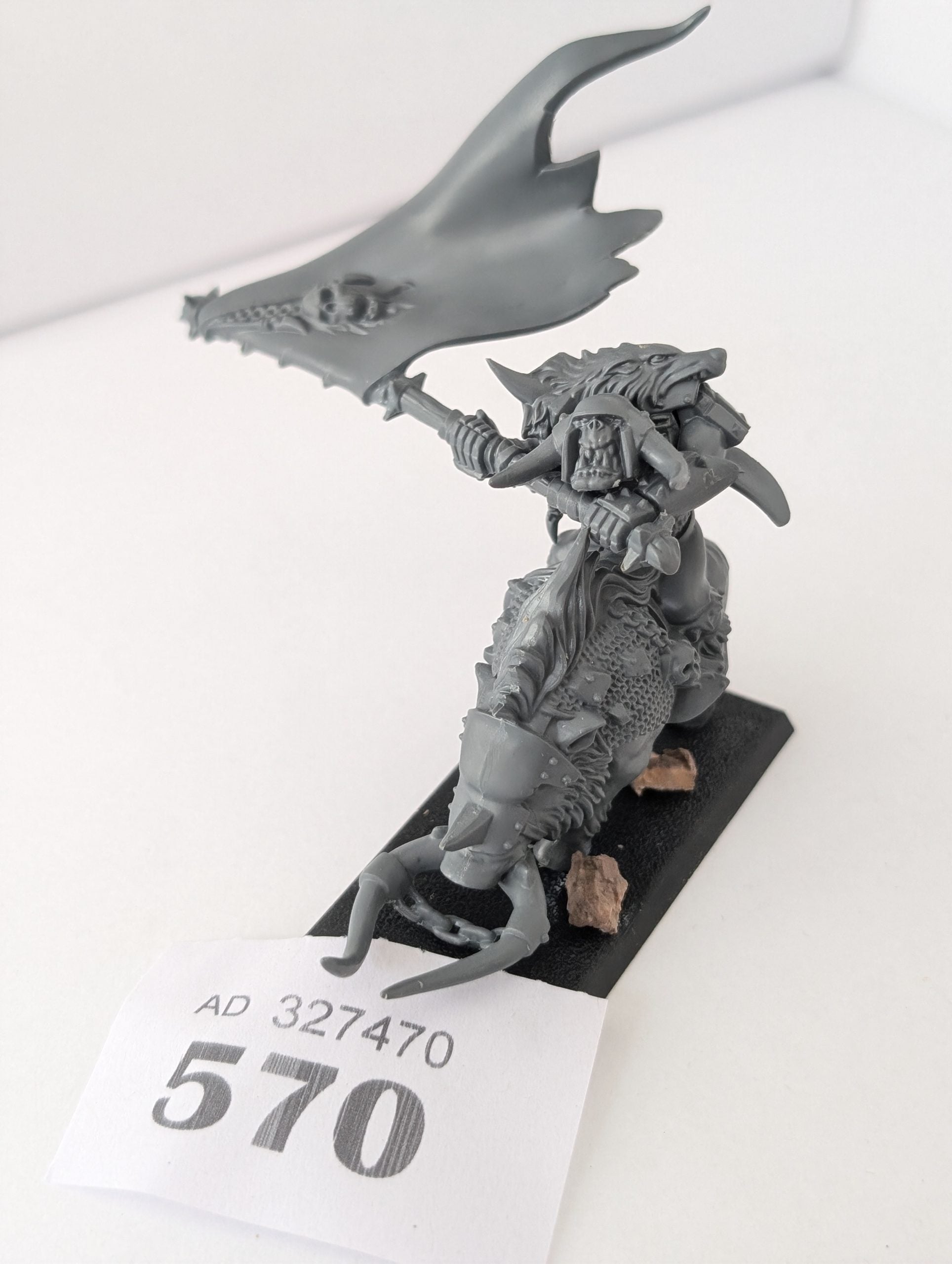Orc Boar Rider with Army Battle Standard