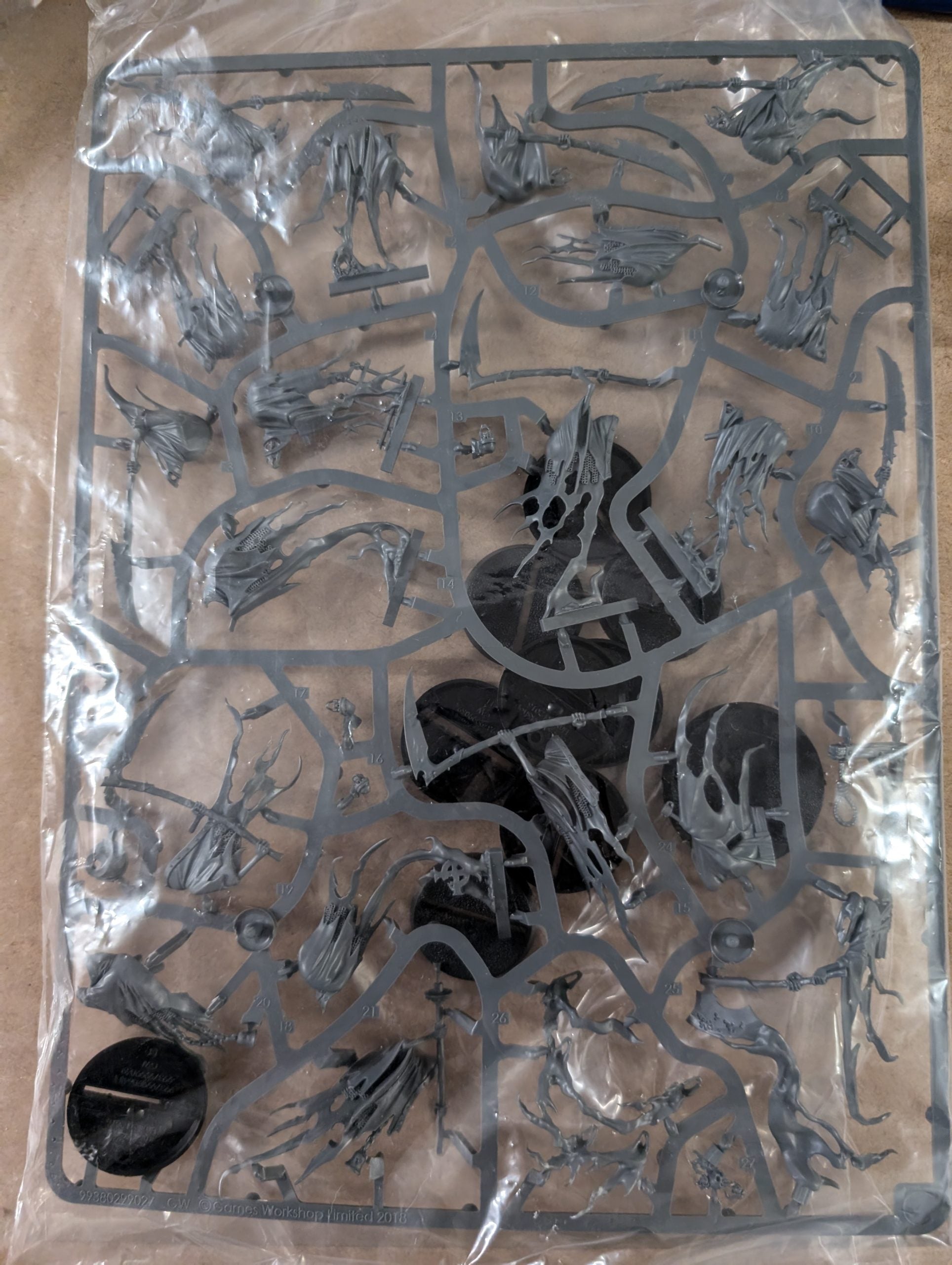 Nighthaunt Reinforcements Sprue (Executioner, Reapers, Stalkers)