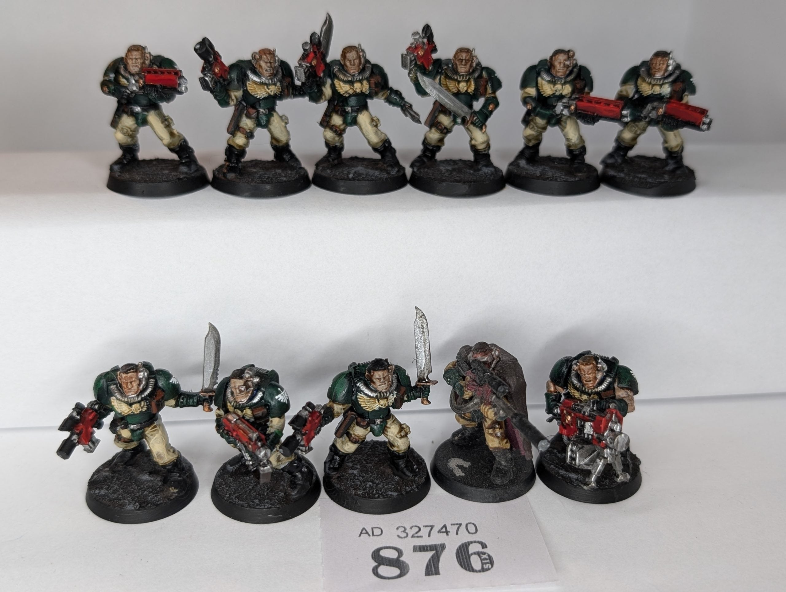 11 Scouts (Painted as Dark Angels)