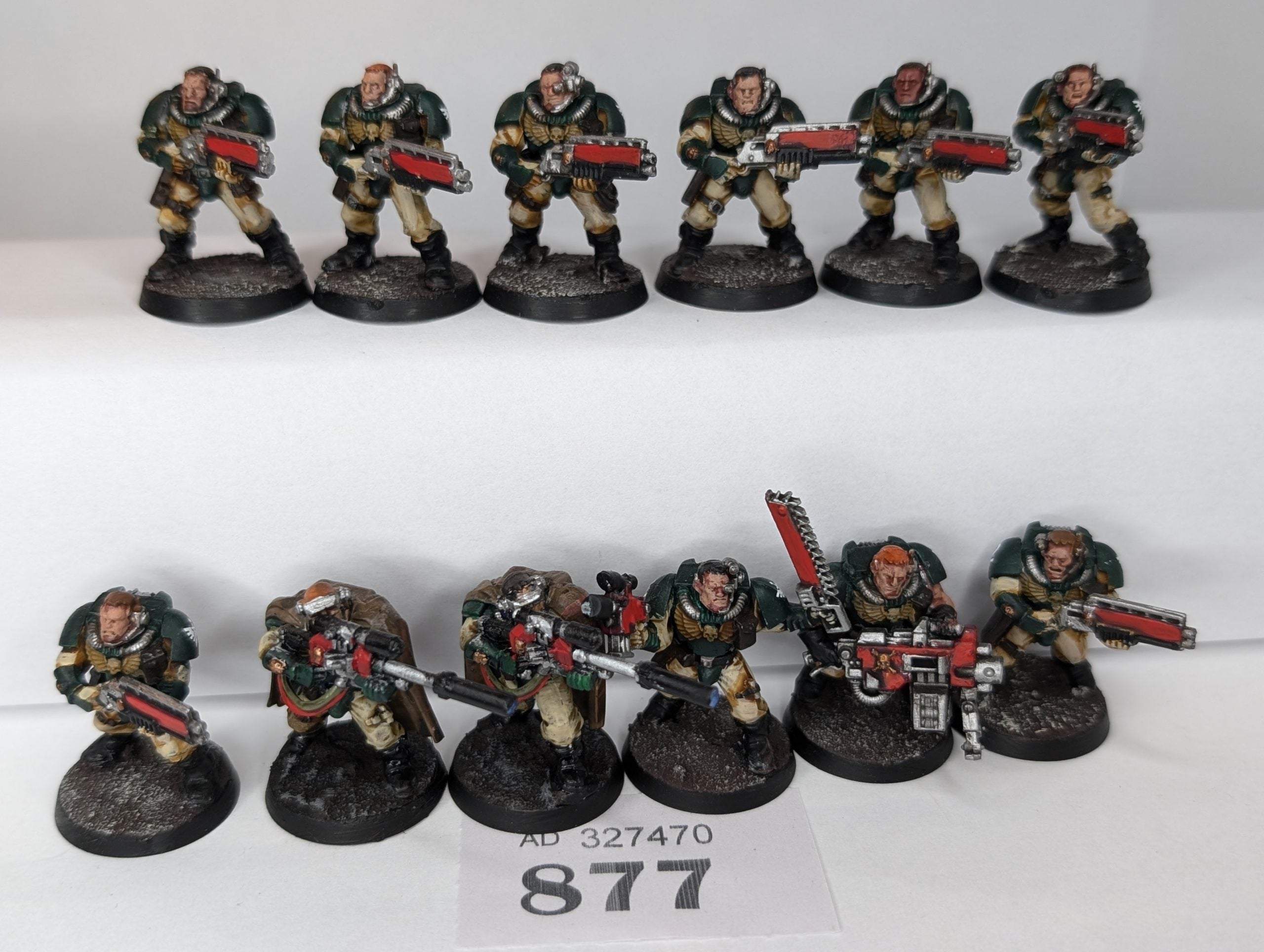 12 Scouts (Painted as Dark Angels)