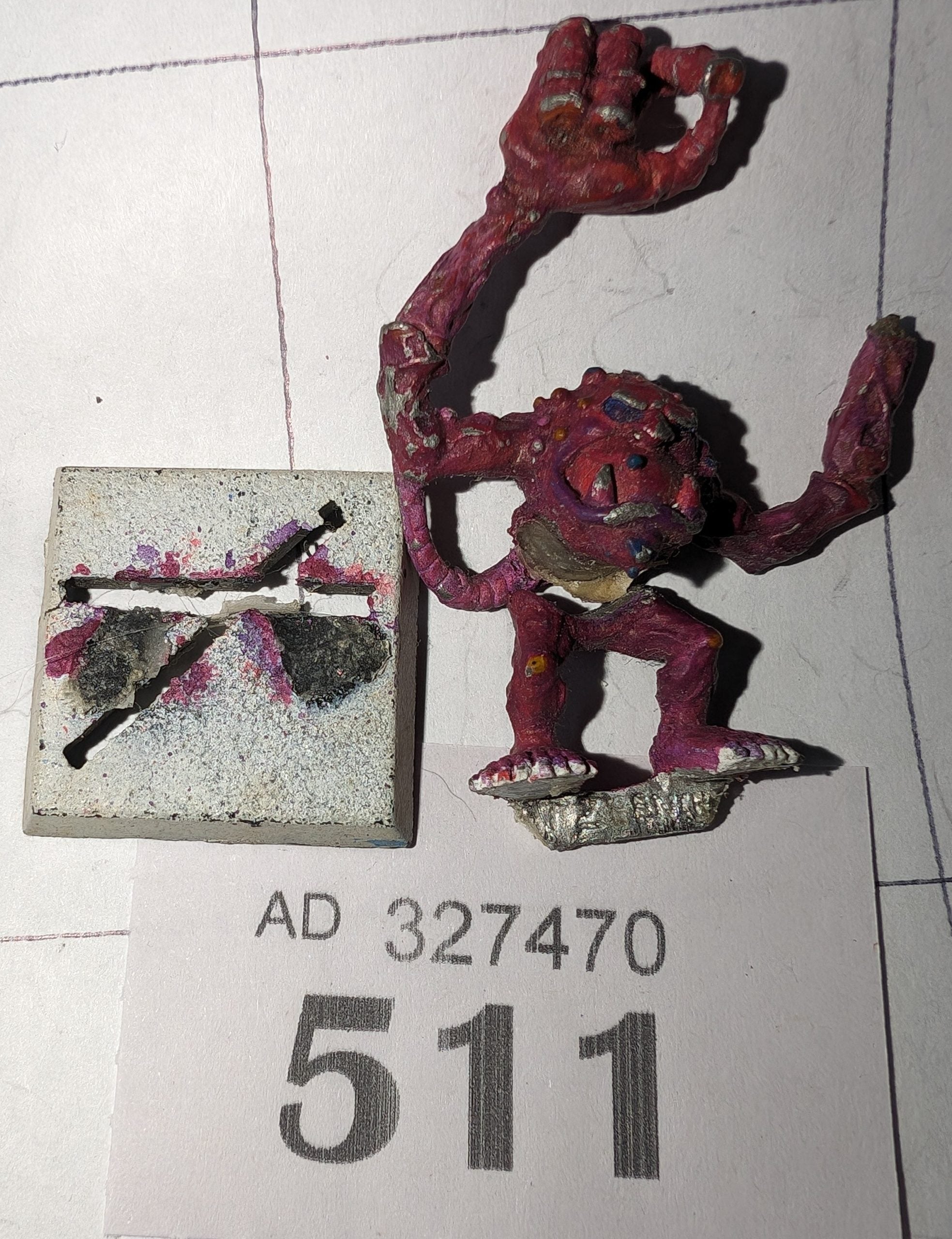 Pink Horror (Metal, missing left hand)