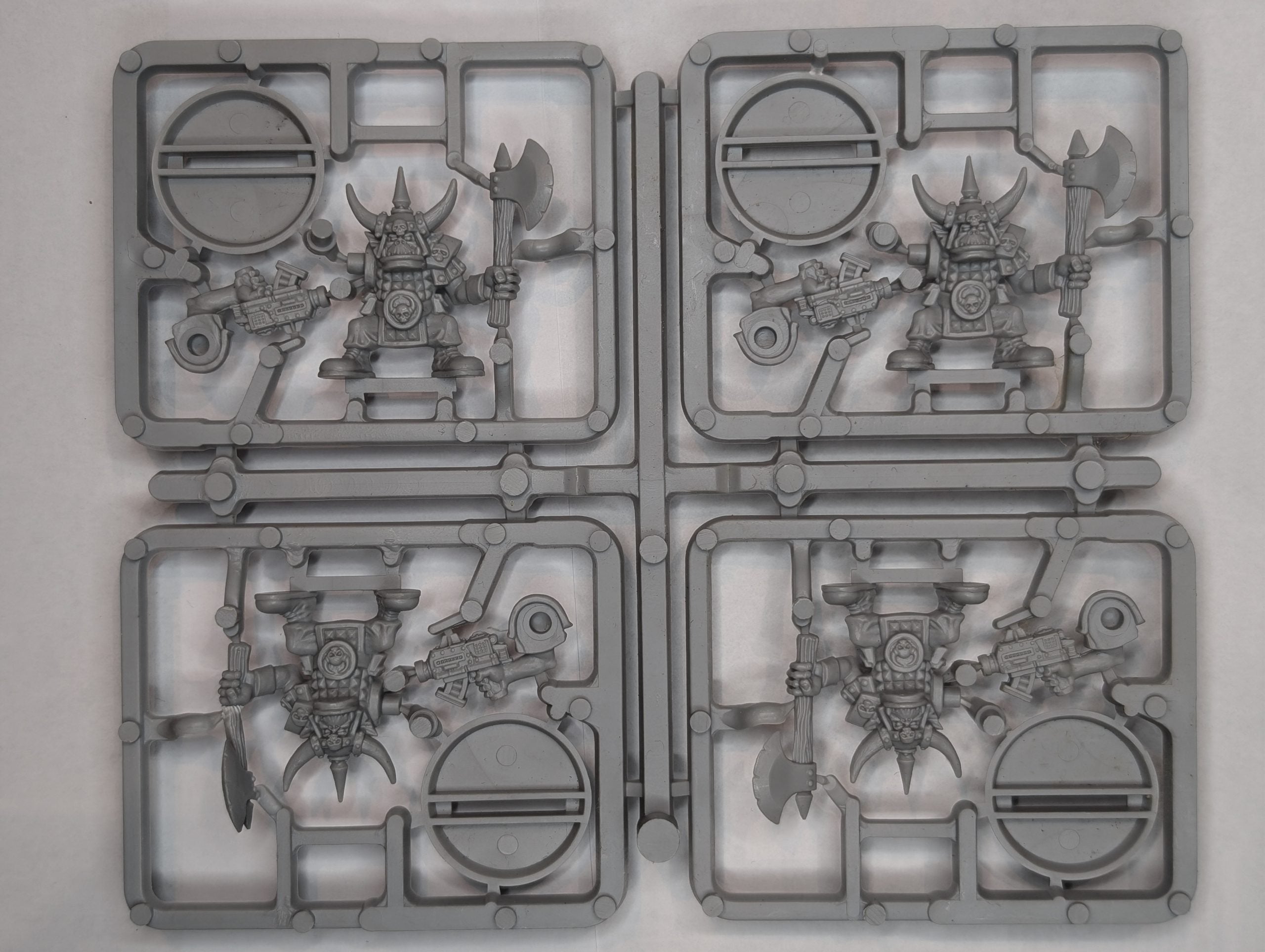 Set of 4 Goff Space Orks on Sprue