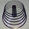 Set of 6 Purple Wargaming Objectives Useable in Warhammer 40k