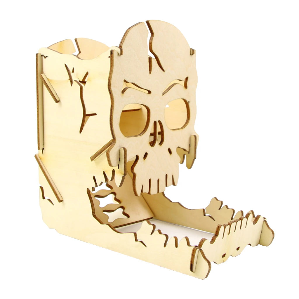 Skull Dice Tower with Tray