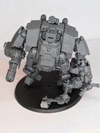 Space Marines Redemptor Dreadnought With Chaos Space Marine Casualty