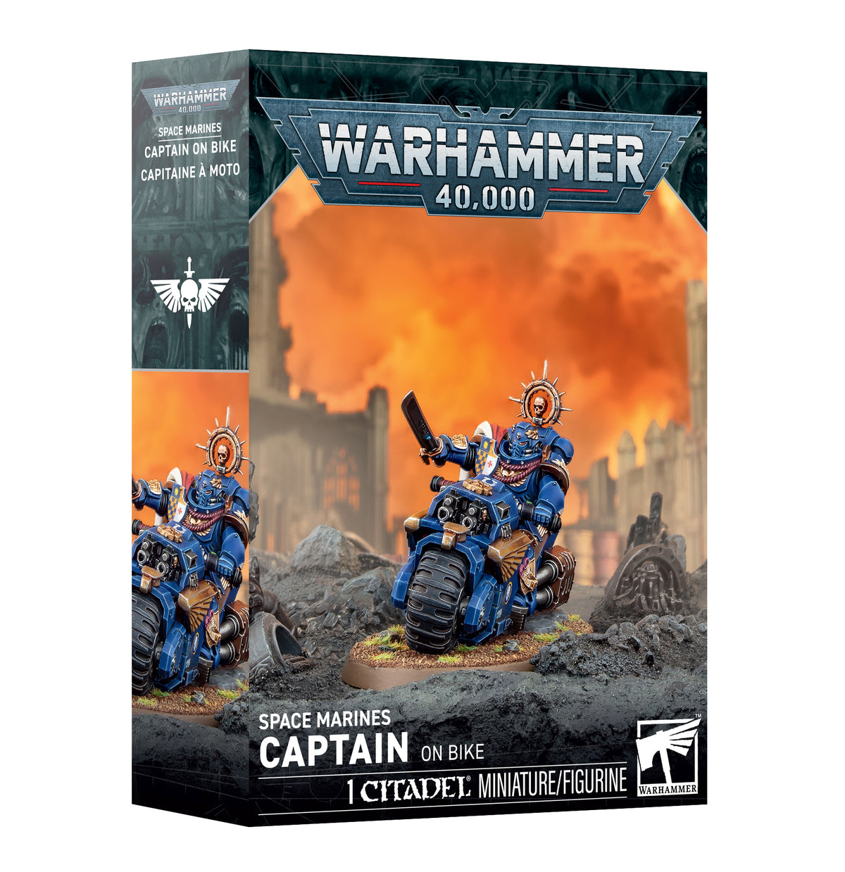 Space Marines Captain On Bike (New in Box)