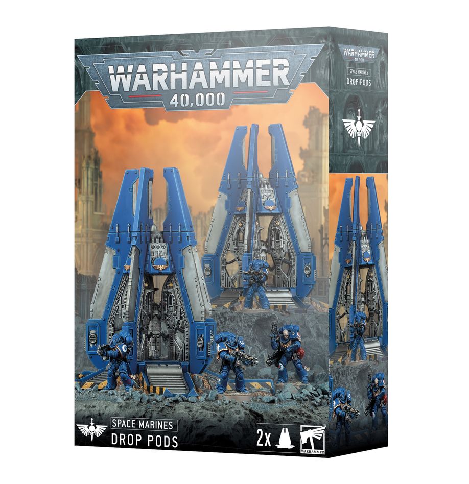 SpaceMarinesDropPods