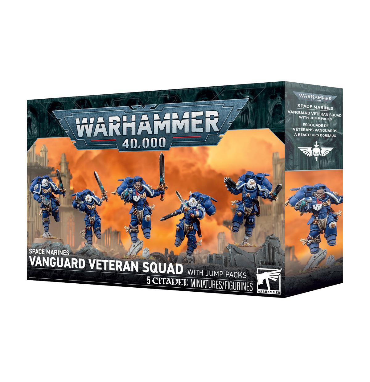 Space Marines Vanguard Veterans Squad with Jump Packs (New in Box)