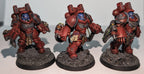 Squad of 3 Blood Angel Aggressors, Pro Painted to a high Tabletop Standard