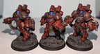 Squad of 3 Blood Angel Aggressors, Pro Painted to a high Tabletop Standard