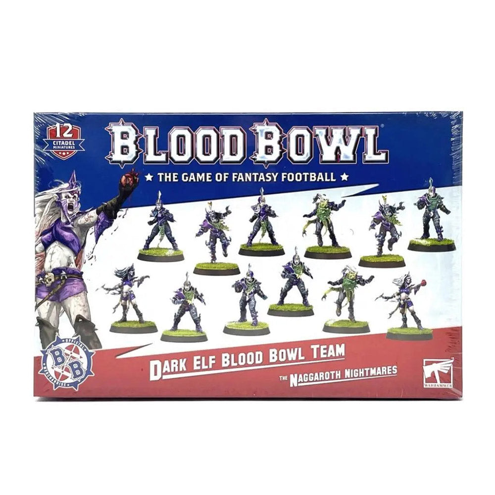 The Naggaroth Nightmares - Dark Elf Blood Bowl Team (New In Box)