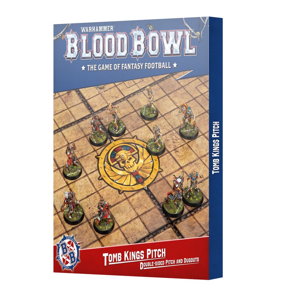 Tomb Kings Blood Bowl Pitch: Double-Sided Pitch and Dugouts Set