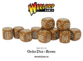 Bolt Action Orders Dice - Brown (12)