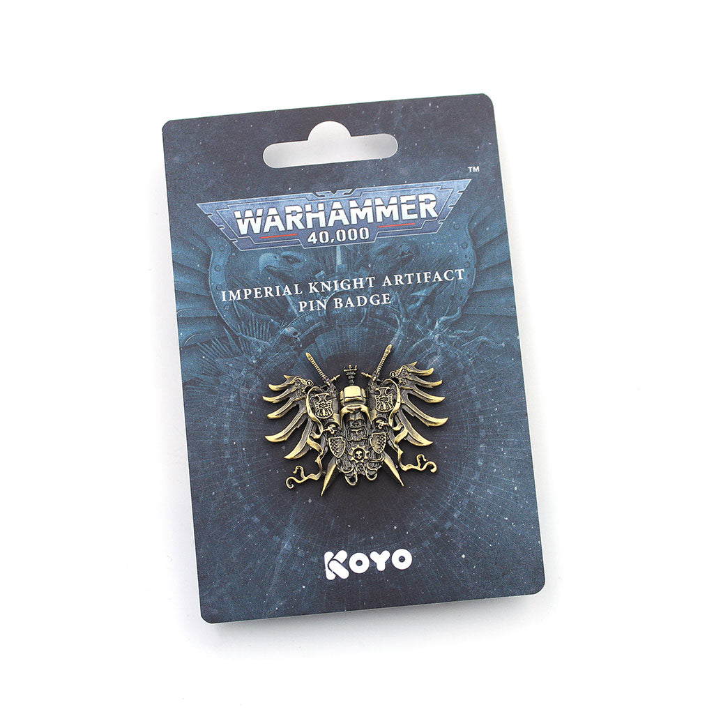 Imperial Knight 3D Artifact Pin Badge