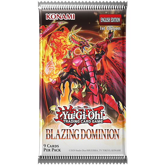 Yu-Gi-Oh! Blazing Dominion pack
