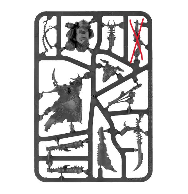 Archon (on Sprue) (Missing Gun Arm)