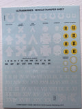 Ultramarines Vehicle Transfer Sheet
