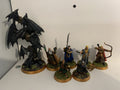 7 Metal Models: Gil-Galad, Haldir, Cereborn, Mary, Pippin, radagast and bat swarm