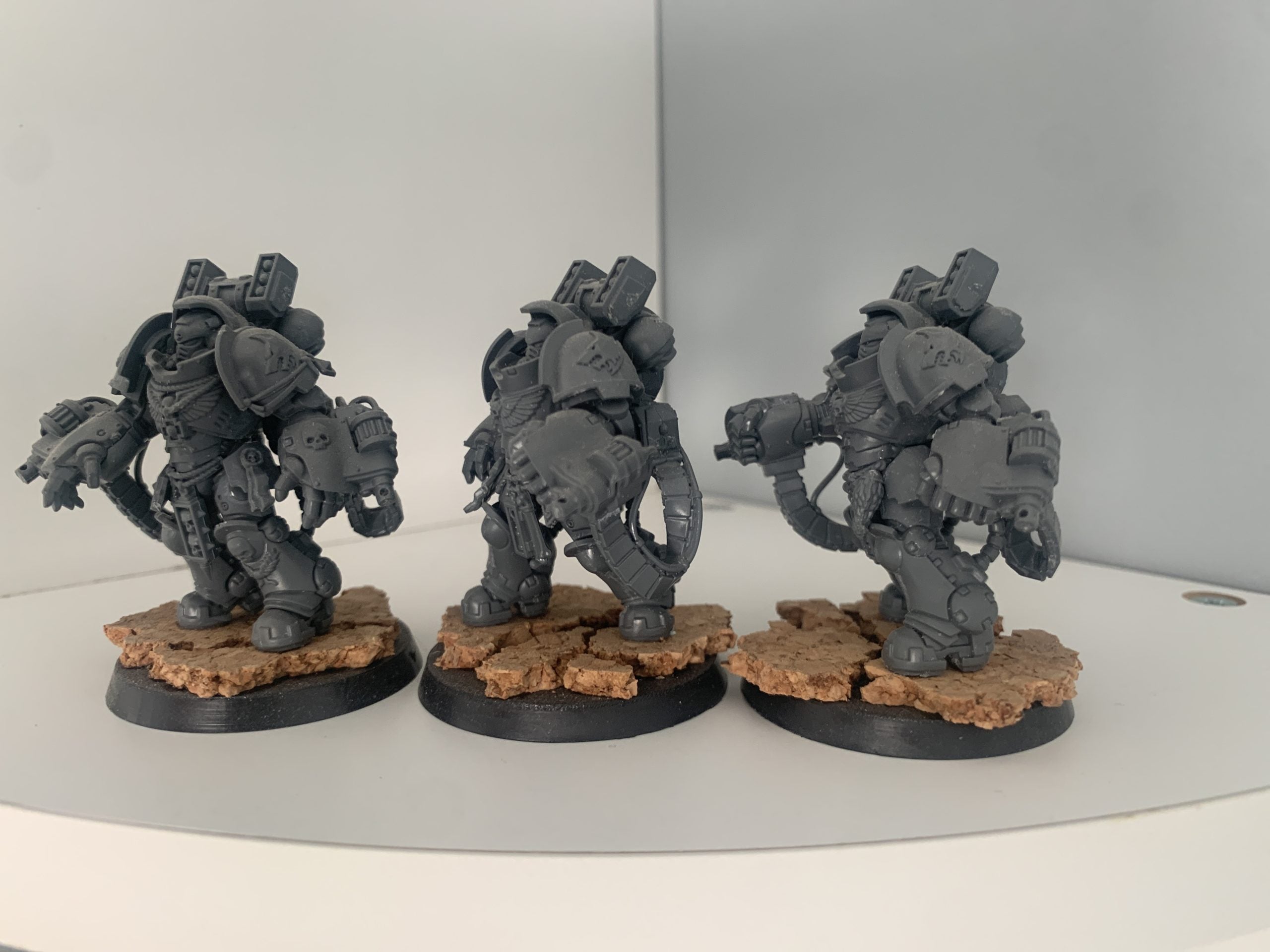 Primaris Aggressors W/Space Wolf Shoulder Pads