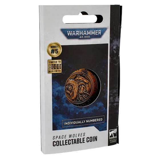 Space wolves collectible coin