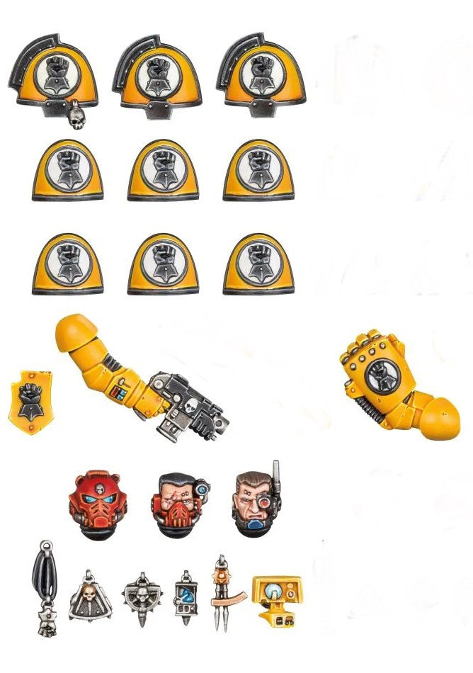 Imperial Fists Primaris Upgrades Sprue