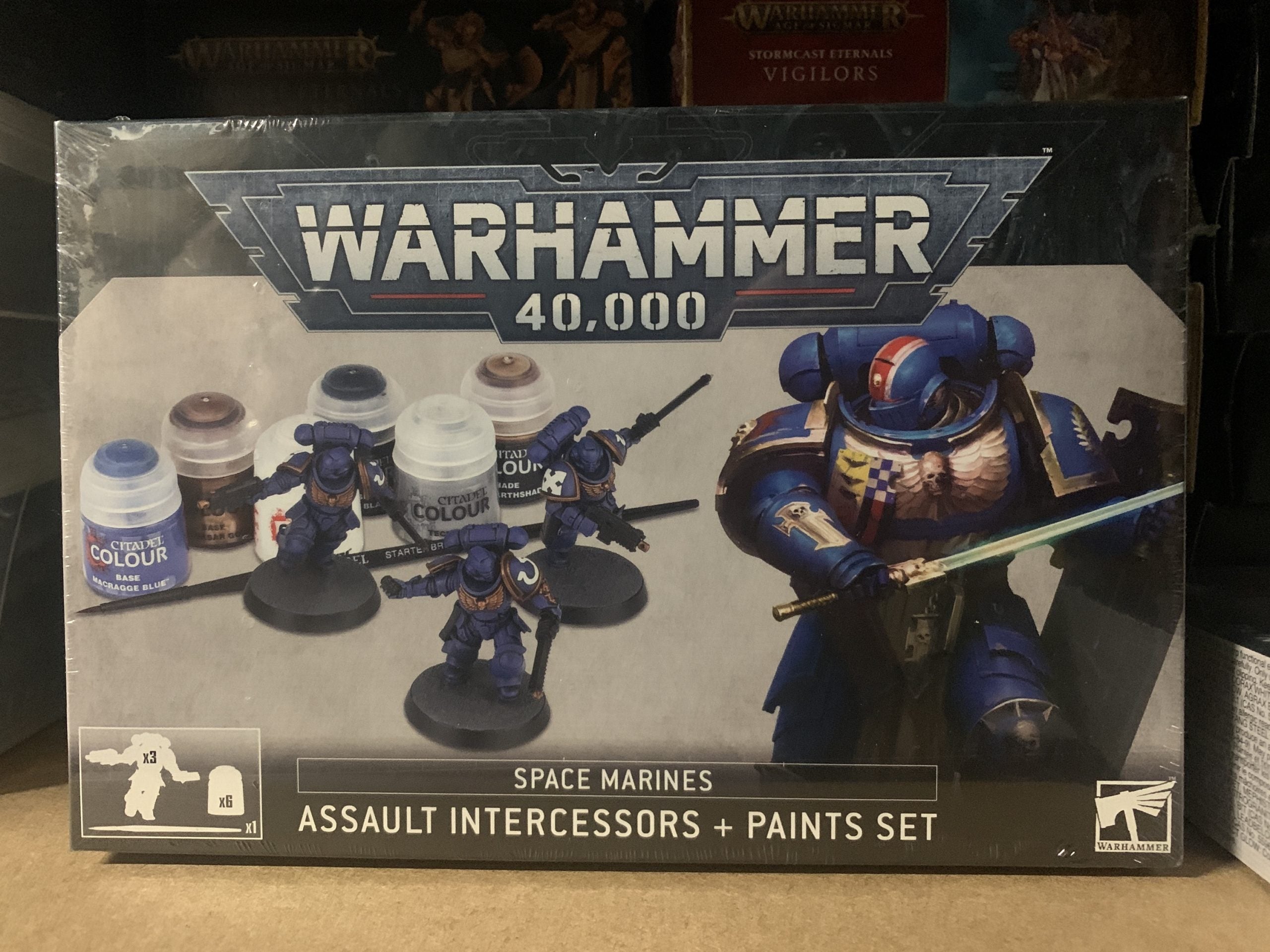 Warhammer 40,000 Assault Intercessors Paint Set