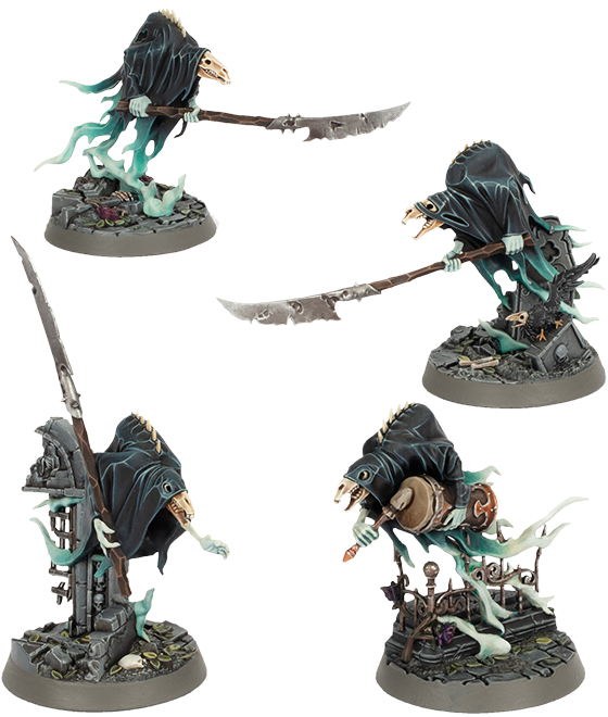 Drepur’s Wraithcreepers new on sprue, no cards