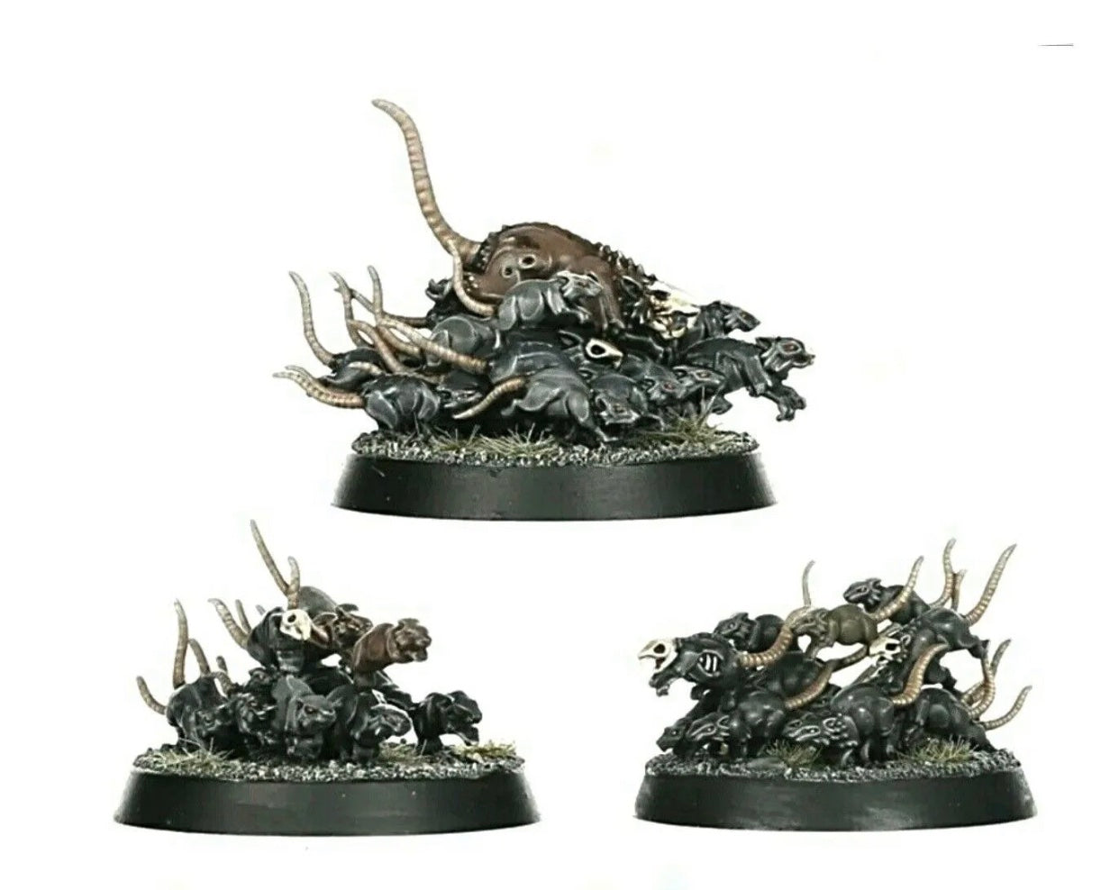 3 x Cursed City Rat Swarms on sprue